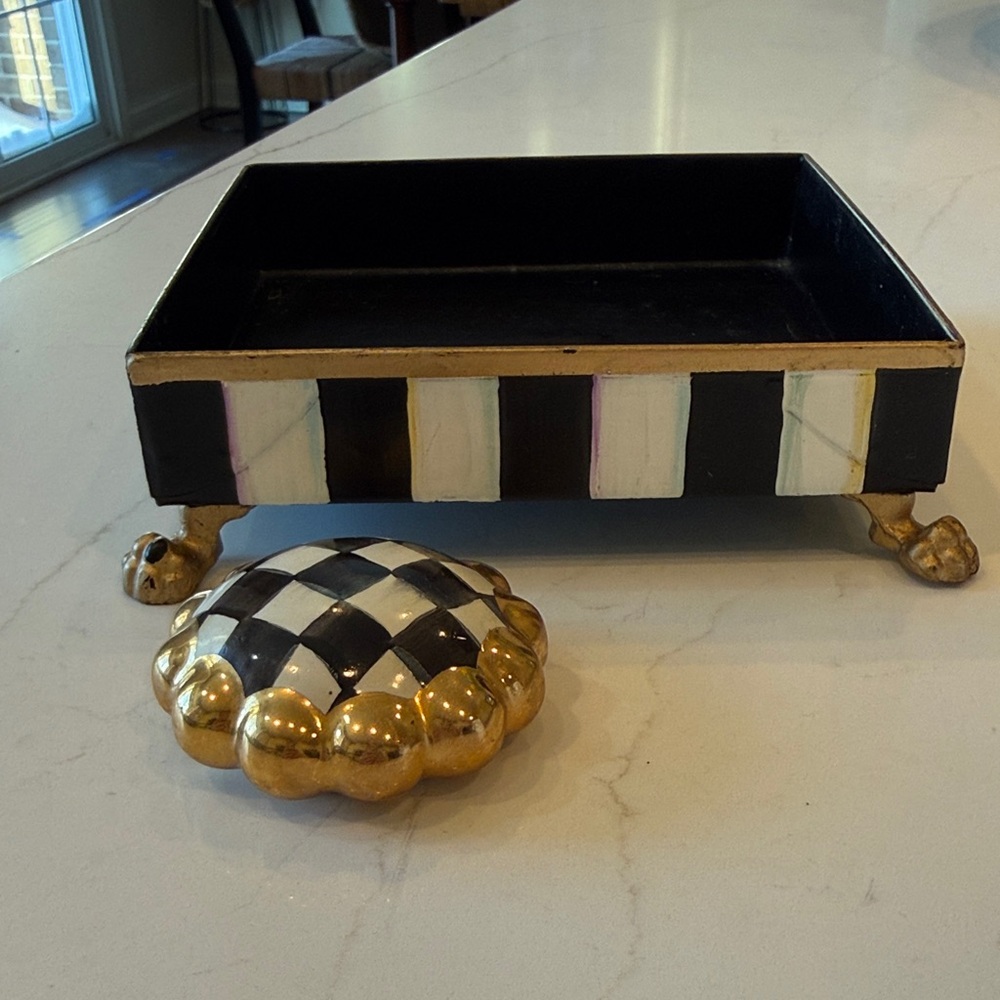 MacKenzie-Childs cocktail napkin holder